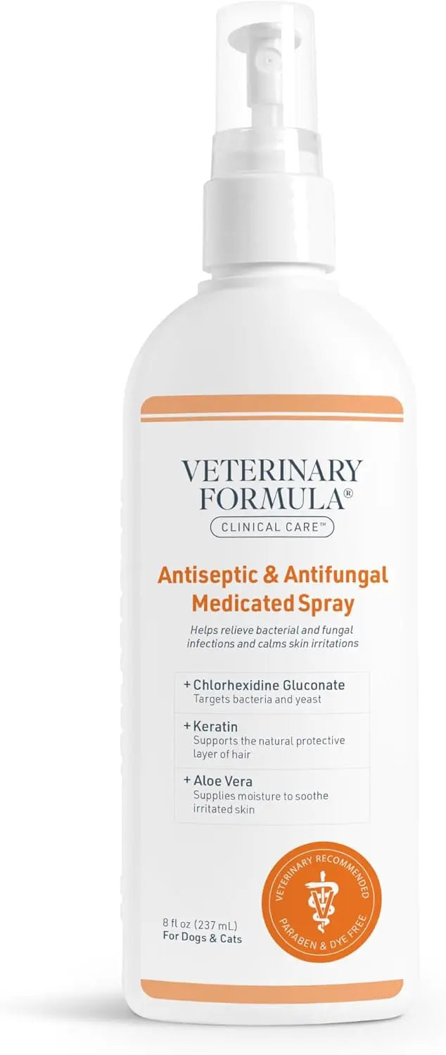 Clinical Care Antiseptic & Antifungal Medicated Shampoo for Dogs & Cats, 16 oz